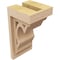 Ekena Millwork 4"W x 4"D x 8"H Wide Sheridan Rough Cedar Woodgrain TimberThane Corbel, Primed Tan CORUR04X04X08SHERCPR - alternate 6